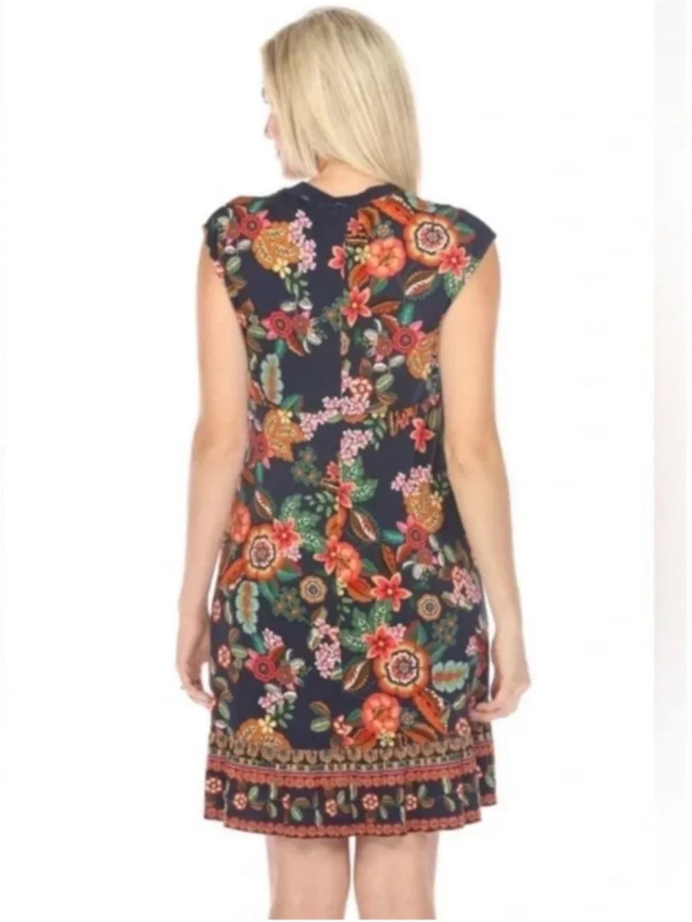 NWT JOHNNY WAS The Janie Clark-wood Favorite Tank
Tiered Dress - Picture 4 of 4